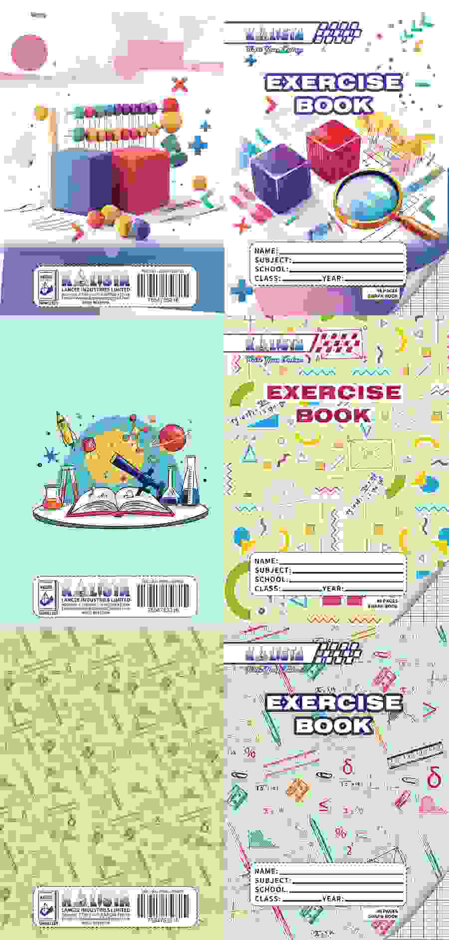 KALISTA A4 96 Pages Exercise Book